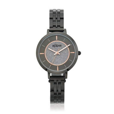 Eclipse 34mm Grey Glitter Dial Watch