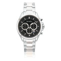 Tensity 46mm Stainless Steel Black Dial Date Chronograph  Watch