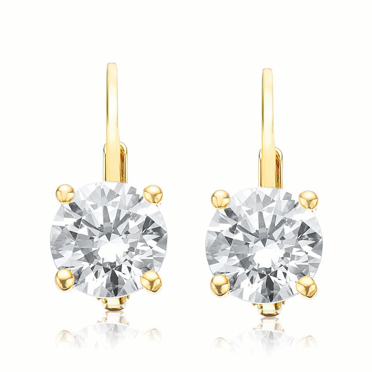 Yellow Gold Drop Earrings