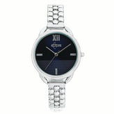 Eclipse 35mm Silver Tone Blue Dial Watch