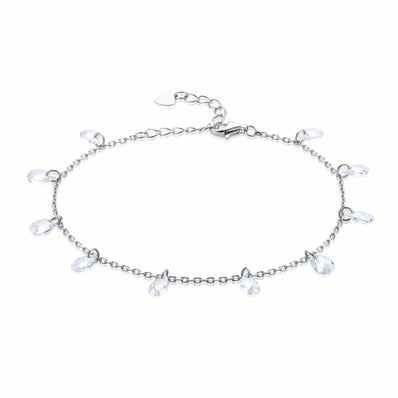 Sterling Silver Cubic Zirconia Bracelet