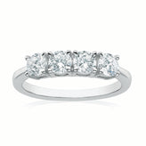 Sterling Silver Cubic Zirconia Ring
