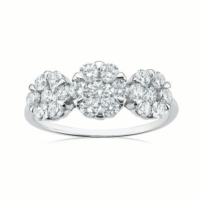 Sterling Silver Cubic Zirconia Ring