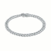 Sterling Silver Cubic Zirconia Bracelet