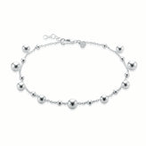 Sterling Silver  Ball Bracelet