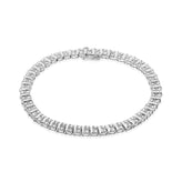 Sterling Silver Round Brilliant Cut 1 Carat tw of Diamonds Bracelet