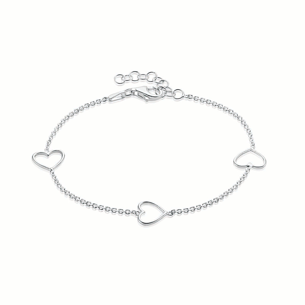 Sterling Silver Heart Bracelet | Classy Women Collection