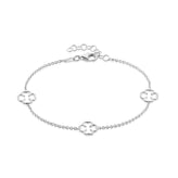 Sterling Silver Clover Bracelet