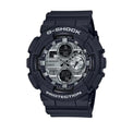 Casio G-Shock GA140GM-1A1 Black Resin Silver Dial 200WR Shock Resistant Watch
