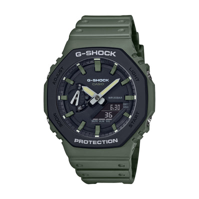 G-Shock GA2110SU-3A Carbon Core Utility Green 200WR Shock Resistant WatchCasio