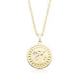 9ct Yellow Gold Diamond Set Initials Pendant
