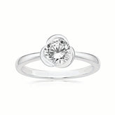 Sterling Silver Cubic Zirconia Ring