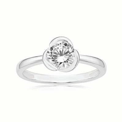 Sterling Silver Cubic Zirconia Ring