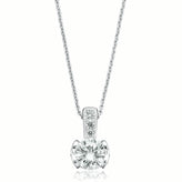 Sterling Silver Cubic Zirconia Pendant