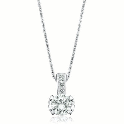 Sterling Silver Cubic Zirconia Pendant