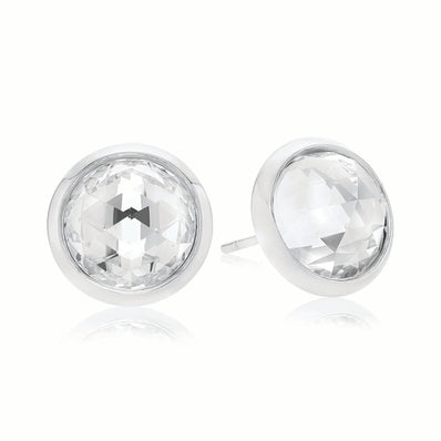 Eclipse Sterling SilverSwarovski  Stud Earrings