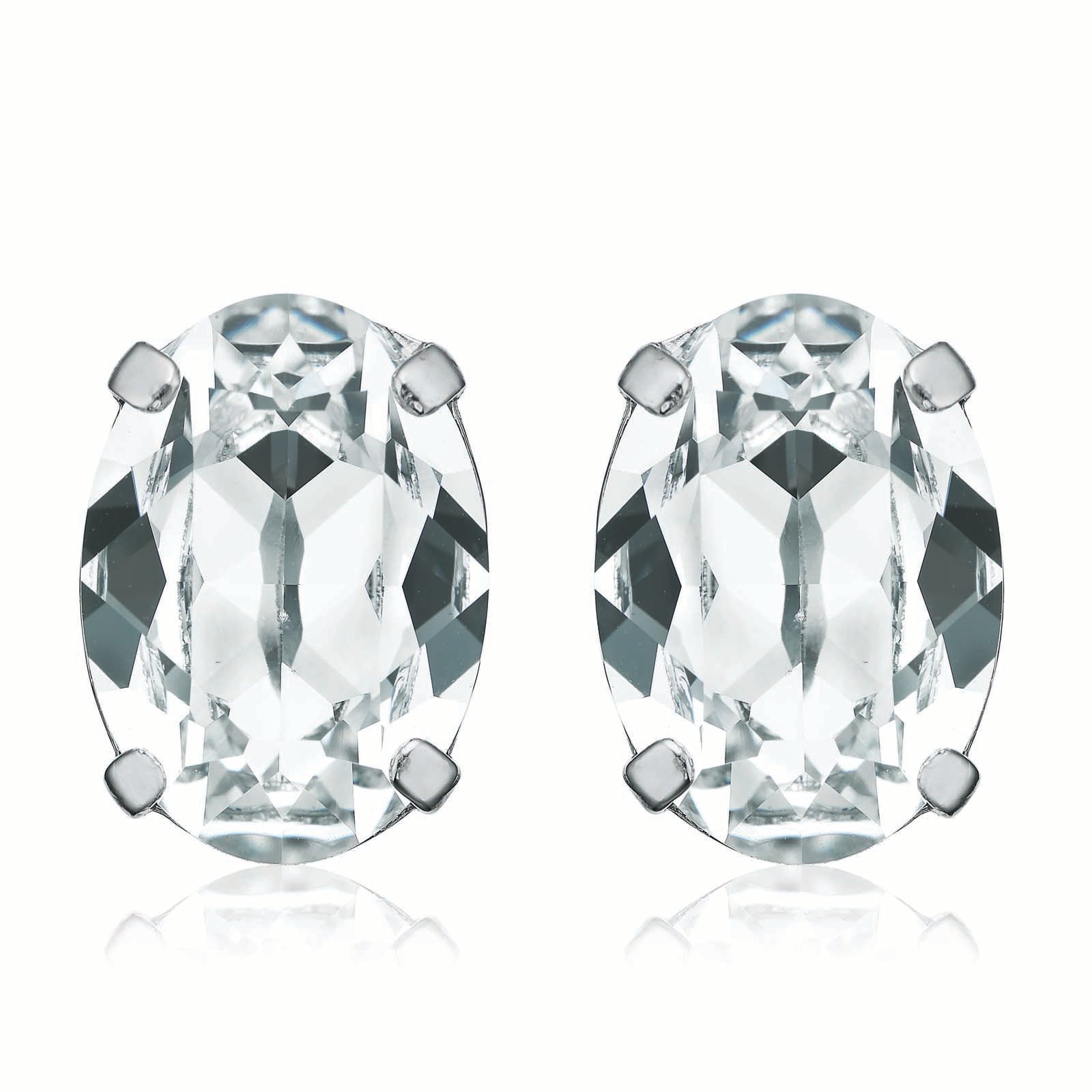 Eclipse Sterling Silver Stud Earrings
