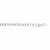 Sterling Silver 55cm Curb Chain