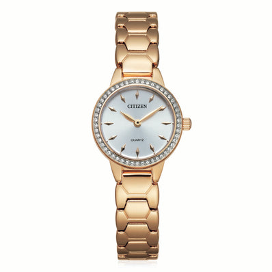 Citizen Women's Classic Gold Swarovski Watch EZ7013-58A