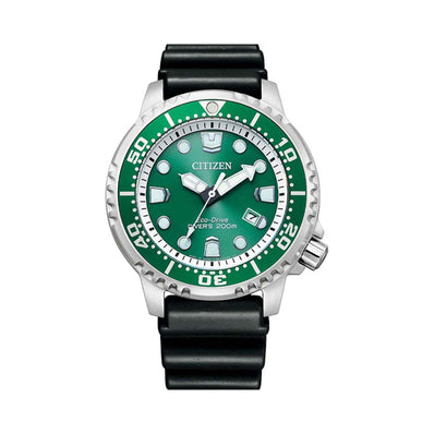 Citizen Promaster Marine Eco-Drive Green Dial Watch BN0158-18X