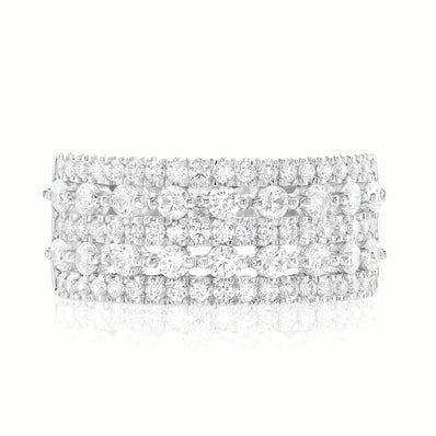 Sterling Silver White Cubic Zirconia Ring