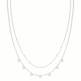 Sterling Silver 43 cm Heart Necklace
