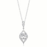Sterling Silver Cubic Zirconia Pendant