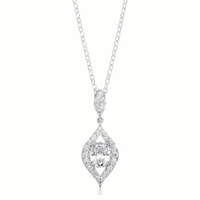 Sterling Silver Cubic Zirconia Pendant