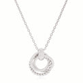 Sterling Silver 45 cm Circle Necklace