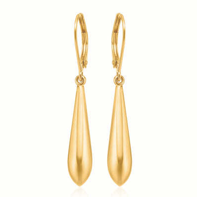 9ct Yellow Gold Drop Earrings