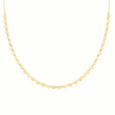 9ct Yellow Gold Heart Necklace