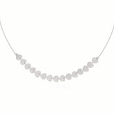 Sterling Silver 45 cm Heart Necklace