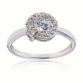 Sterling Silver Cubic Zirconia Ring