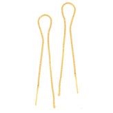 9ct Yellow Gold Threader Earrings