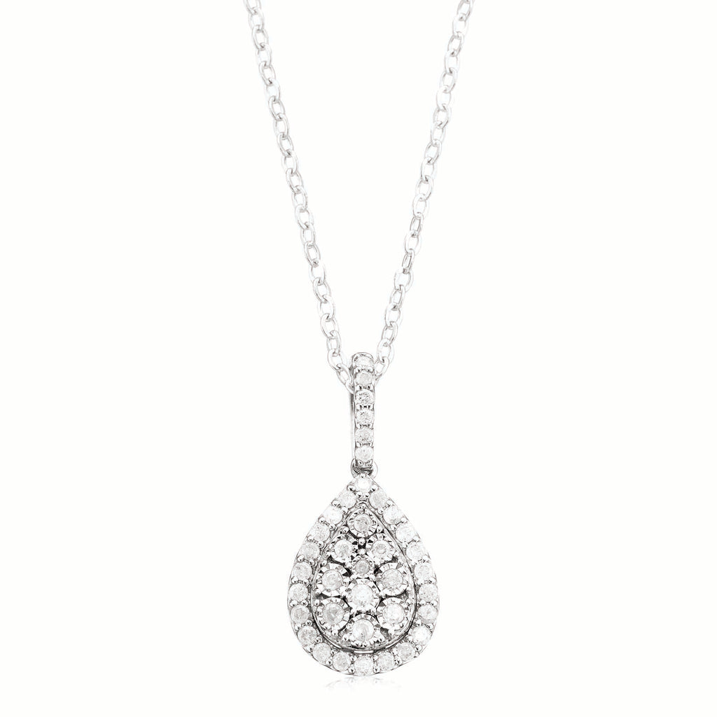 1/2 ct Solitaire Lab Grown Diamond Pendant available in 14K and Platinum