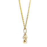 9ct Yellow Gold Round Brilliant Cut 0.10 CARAT tw of Diamonds Pendant