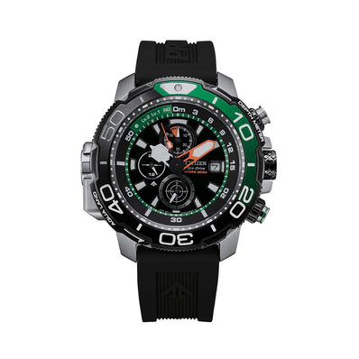 CITIZEN Promaster Marine Eco-Drive Black Dial Watch BJ2168-01E
