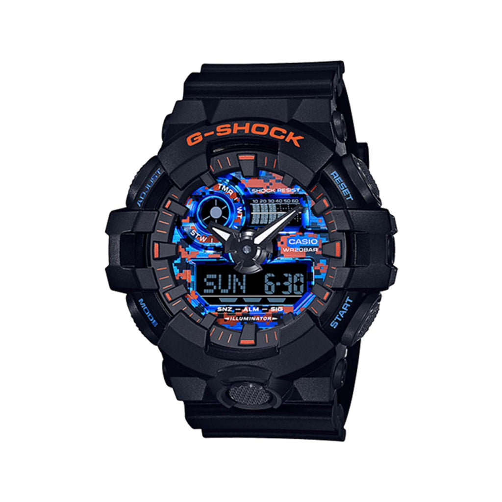 Casio G-Shock Black Resin Watch GA700CT-1A