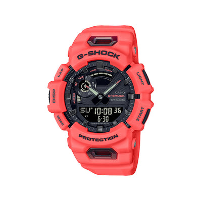Casio G-Shock Red Resin STEP Bluetooth Watch GBA900-4A