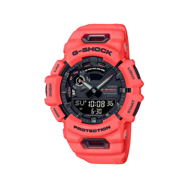 Casio G Shock Red Resin STEP Bluetooth Watch GBA900 4A Zamels