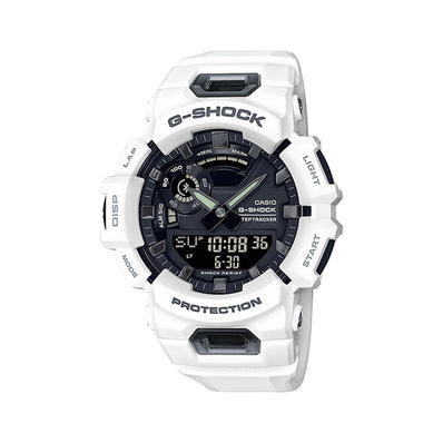 Casio G-Shock White Resin STEP Bluetooth Watch GBA900-7A