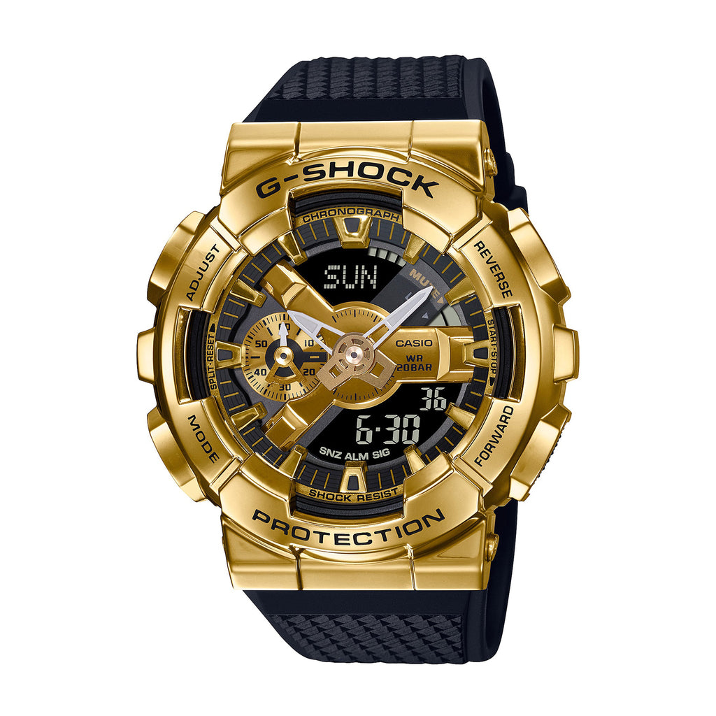 Casio G-Shock Black Resin Analog Watch GM110G-1A9