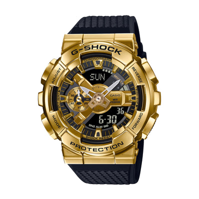 Casio G-Shock Black Resin Analog Watch GM110G-1A9