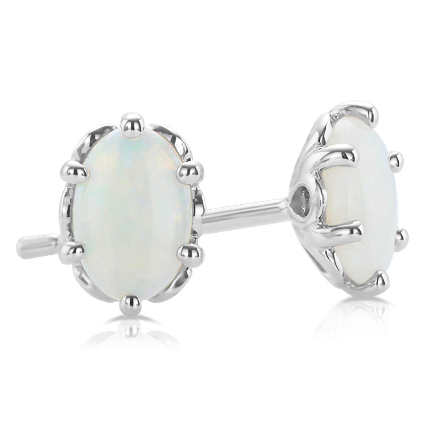 Opal Stud Earrings