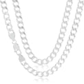 Sterling Silver 70cm Diamond Cut Curb Chain