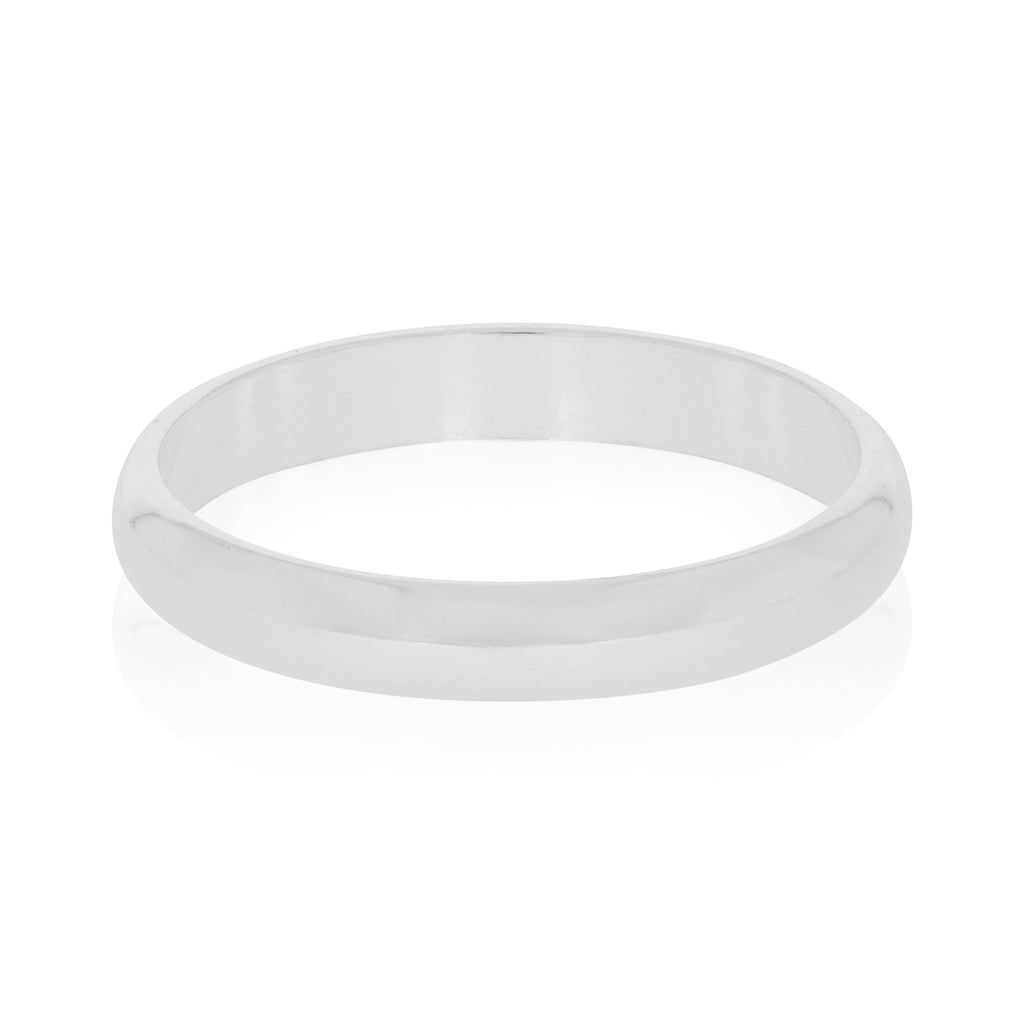 Sterling Silver 3.7mm High Dome Ring