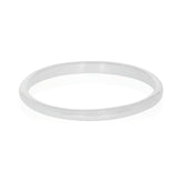 Sterling Silver 1.7mm High Dome Ring