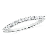 New York 14ct White Gold Round Brilliant Cut 1/4 CARAT tw of Diamonds Ring