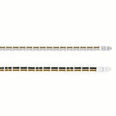 Tensity Stainless Steel 19-21 cm Reversable Bracelet
