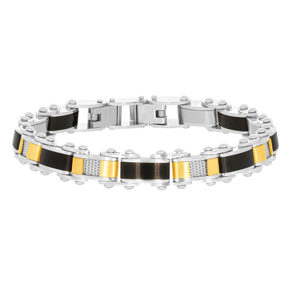Tensity Stainless Steel  19-21 cm Reversable Bracelet